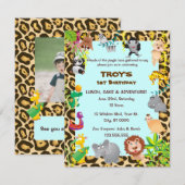 Afrikaanse Safari - Eerste uitnodiging van de Birt (Voorkant / Achterkant)