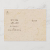 Afrikaanse Safari-giraffen & Boom Save The Date Aankondigingskaart (Achterkant)