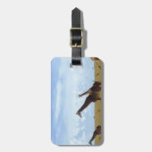 Afrikaanse Safari Giraffes Bagagelabel (Voorkant verticaal)