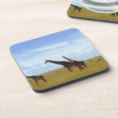 Afrikaanse Safari Giraffes Drankjes Onderzetter (Linkerzijde)