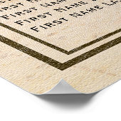 Afrikaanse Safari-Giraffes en Buurbruiloft-zitplaa Poster (Hoek)