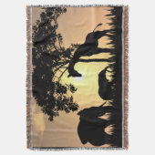 Afrikaanse Safari gootdeken Deken (Voorkant Verticaal)