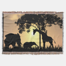 Afrikaanse Safari gootdeken Deken