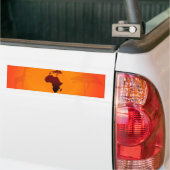 Afrikaanse Safari-kaart - Bumpersticker (Op Truck)