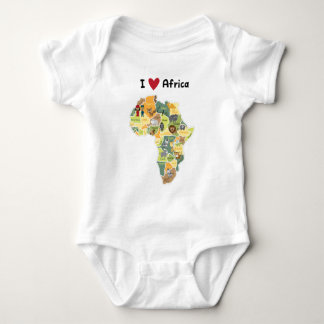 Afrikaanse Safari-kaart - ik hoor Afrika - Shirt