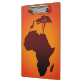 Afrikaanse Safari-kaart - Klembord (Links)