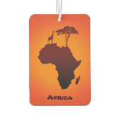 Afrikaanse Safari Kaart - Luchtverfrisser (Achterkant)