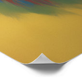 Afrikaanse Safari Kunst, Dierlijke Leeuw Digitale  Poster (Hoek)