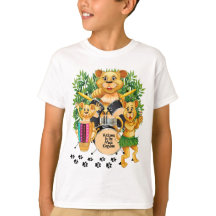 Afrikaanse Safari Lions die muziekinstrumenten spe