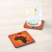 Afrikaanse Safari Map - Plastic Cork Onderzetter (Rechterzijde)