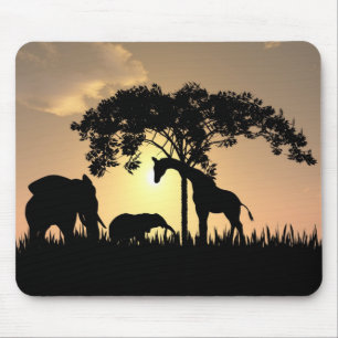 Afrikaanse safari mousepad muismat