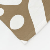 Afrikaanse Safari Mud Cloth Printed Blanket Fleece Deken (Hoek)