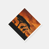 Afrikaanse Safari op Sunset Servet (Hoek)