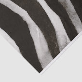 Afrikaanse Safari Painted Zebra Stripes Tissuepapier (Detail)