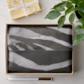 Afrikaanse Safari Painted Zebra Stripes Tissuepapier (Geschenk)