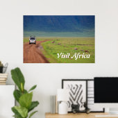 Afrikaanse safari poster (Thuiskantoor)