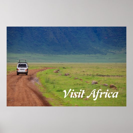 Afrikaanse safari poster (Voorkant)