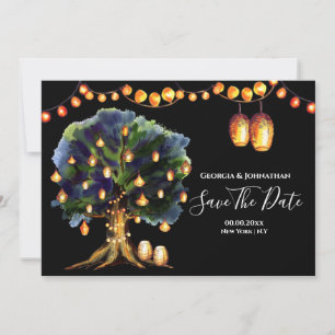 Afrikaanse safari slingerlichten landelijk save the date