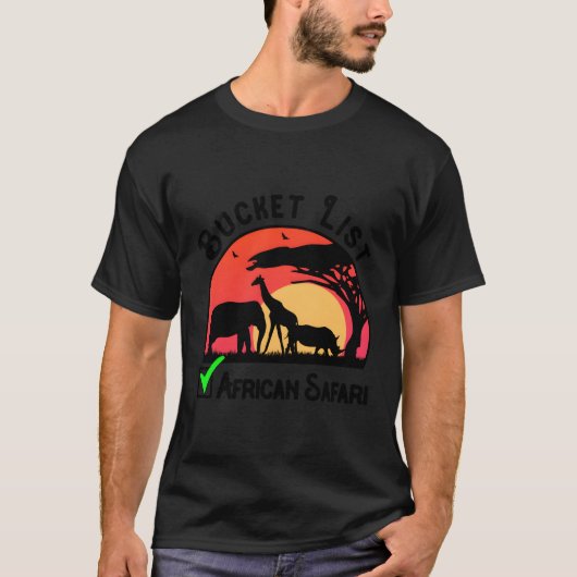 Afrikaanse Safari T-shirt (Voorkant)