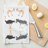 Afrikaanse Safari Tea Towel Theedoek (Quarter Fold)