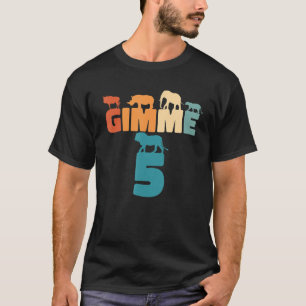 Afrikaanse safarireis natuurvakantie The Big Five T-shirt