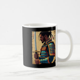 Afrikaanse Samurai Vintage Afro-Amerikaanse Bushid Koffiemok