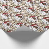 afrikaanse santa claus cadeaupapier (Hoek)