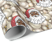 afrikaanse santa claus cadeaupapier (Rol Hoek)