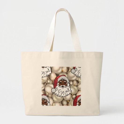 afrikaanse santa claus grote tote bag (Voorkant)