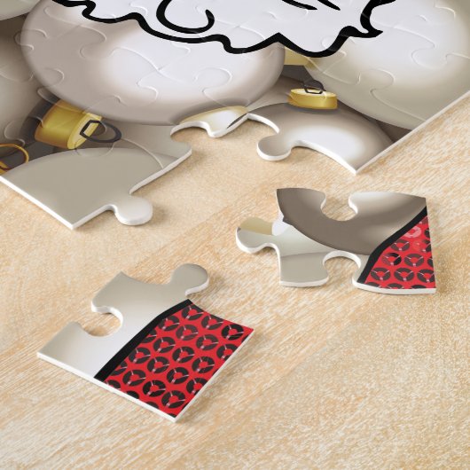 afrikaanse santa claus legpuzzel (Zijkant)