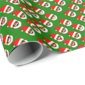 afrikaanse santa emoji emoticons cadeaupapier (Rol Hoek)