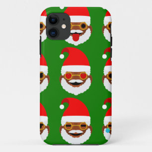 afrikaanse santa emoji emoticons iPhone 11 hoesje