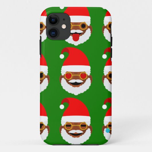 afrikaanse santa emoji emoticons Case-Mate iPhone case (Achterkant)