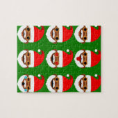 afrikaanse santa emoji emoticons legpuzzel (Horizontaal)