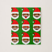 afrikaanse santa emoji emoticons legpuzzel (Verticaal)