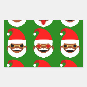 afrikaanse santa emoji emoticons rechthoekige sticker