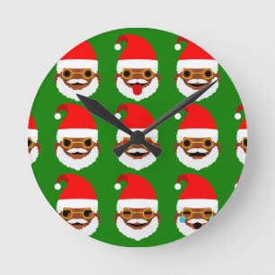 afrikaanse santa emoji emoticons ronde klok