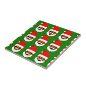 afrikaanse santa emoji emoticons tegeltje (Zijkant)