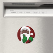 Afrikaanse Santa Magnets Fun Santa Decor & Gifts Magneet (Insitu (Vaatwasser))