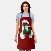 Afrikaanse Santa Schorten Santa Clause Costume Sch (Gedragen)