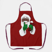 Afrikaanse Santa Schorten Santa Clause Costume Sch (Voorkant)