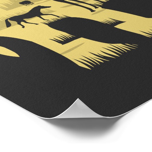 Afrikaanse Savanah Elephant Acacia Tree Sunset Nat Poster (Hoek)