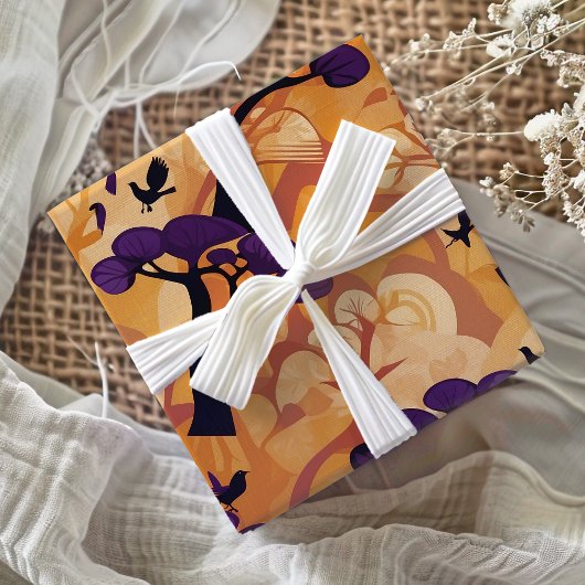 Afrikaanse savanne zonsondergang geschenken voor h cadeaupapier