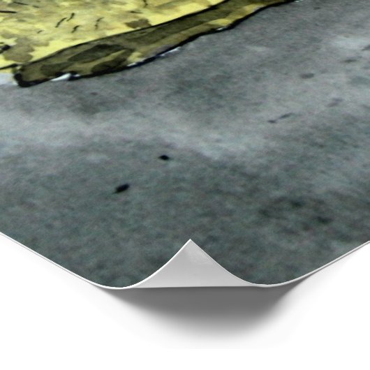 afrikaanse schilderij schilderij van schildpadden  poster (Hoek)