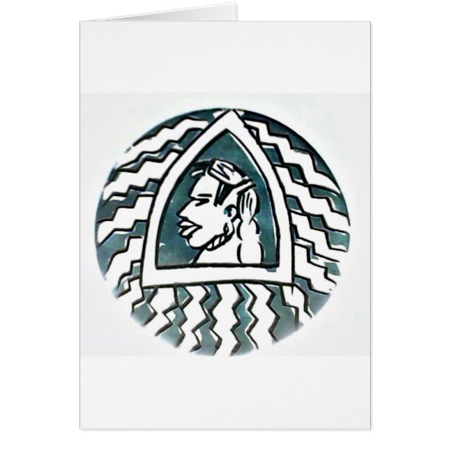 Afrikaanse schoonheid Bongo Masai Portret Tribal A (Voorkant)