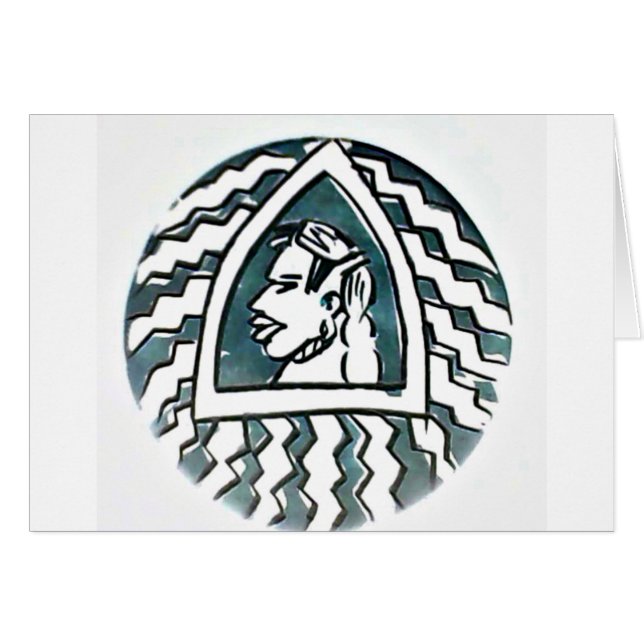 Afrikaanse schoonheid Bongo Masai Portret Tribal A (Voorkant Horizontaal)