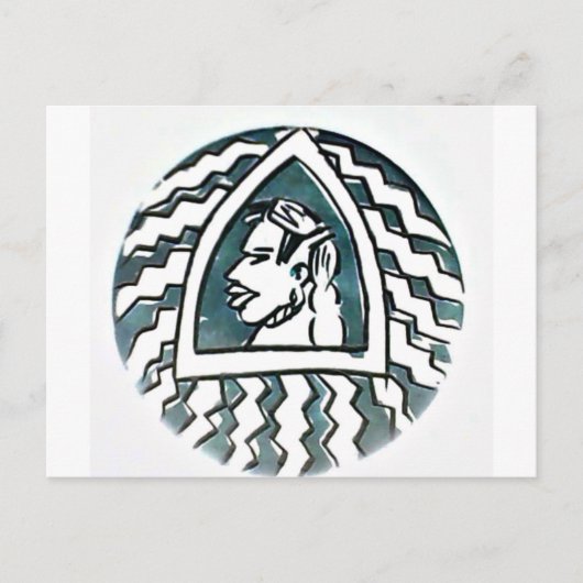 Afrikaanse schoonheid Bongo Masai Portret Tribal A Briefkaart (Voorkant)