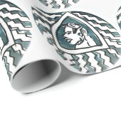 Afrikaanse schoonheid Bongo Masai Portret Tribal A Cadeaupapier (Rol Hoek)