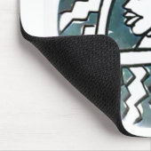 Afrikaanse schoonheid Bongo Masai Portret Tribal A Muismat (Hoek)