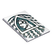 Afrikaanse schoonheid Bongo Masai Portret Tribal A Notitieboek (Rechterzijde)